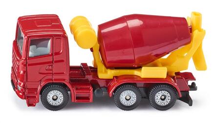 SIKU Cement mixer speelgoed modelauto 8 cm Rood