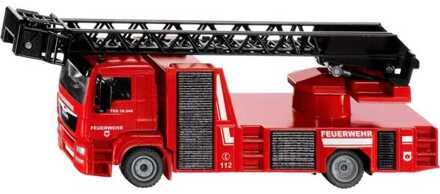 SIKU Man brandweerwagen 20 cm kunststof/aluminium rood (2114)