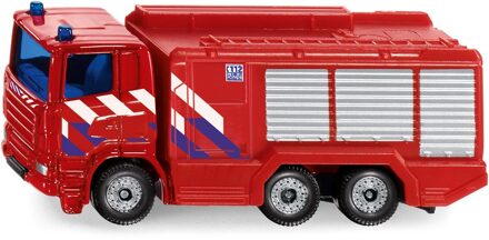 SIKU Scania R380 brandweer ladderwagen 8,4 cm staal rood (1014)