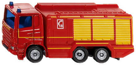 SIKU Scania R380 Brandweer Tankwagen 8,4 Cm Staal Rood (1036)