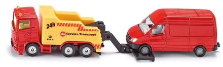 SIKU Sleepwagen Met Busje 1667 Geel