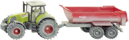 SIKU Tractor met Kiepwagen en Kantelbak