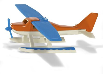 SIKU watervliegtuig oranje/blauw/wit 7,5cm