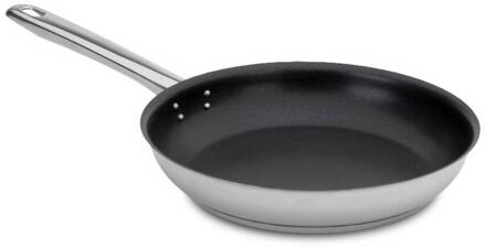 Silampos Non-stick koekenpan - 24 cm - Basic - Silampos Zilver