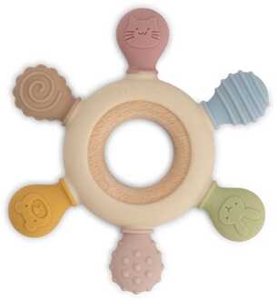 Silconen Houten Bijtring Patroon