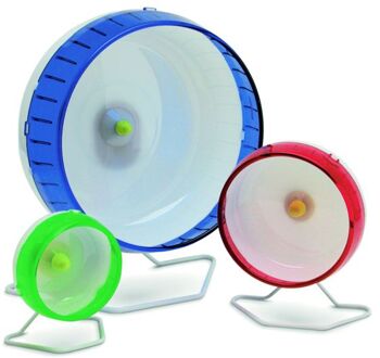 Silent Spinner - Hamsterspeelgoed - Assorti - 16,5 cm - 1 stuk
