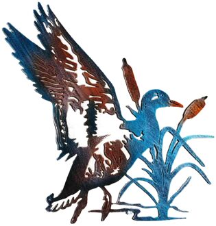 Silhouet Tuin Stake Voor Buiten Decoraties Sier Tuinieren Stakes eend