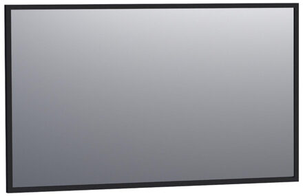 Silhouette 120 spiegel 118x70cm zwart aluminium