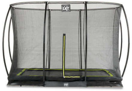 Silhouette Inground Trampoline 214 x 305 cm met Veiligheidsnet Zwart