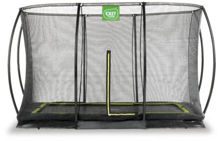 Silhouette Inground Trampoline 244 x 366 cm met Veiligheidsnet Zwart