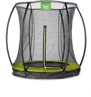 Silhouette Inground Trampoline Ø 183 cm met Veiligheidsnet Groen