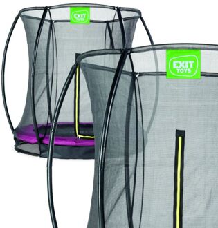 Silhouette inground trampoline ø183cm met net Roze
