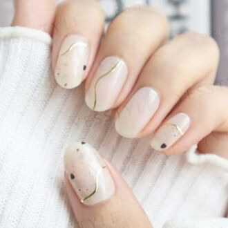 Silhouette Of A Summer Night Nail Art Stickers 24 pcs