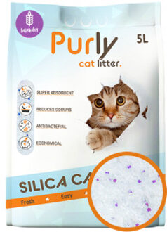 silica kattenbakvulling Lavender 6 x 5 liter (13,2kg)