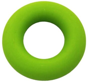 Silicagel Draagbare Hand Grip Aangrijpende Ring Carpaal Expander Vinger Trainer Grip Sterkte Revalidatie Pow Stress Ring Bal Groen