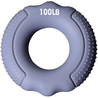 Silicagel Draagbare Hand Grip Aangrijpende Ring Carpaal Expander Vinger Trainer Grip Sterkte Revalidatie Stress Ring Bal Blauw