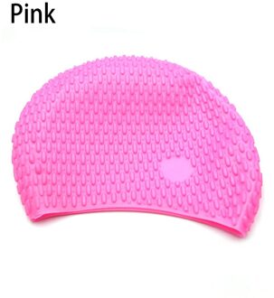 Silicagel Effen Kleur Badmuts Volwassen Waterdruppels Waterdicht Roze