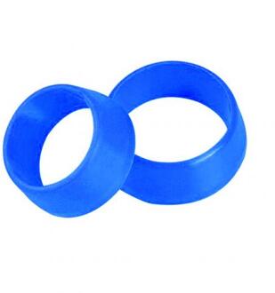 Silicagel Mtb Zadelpen Waterdichte Ring Mountain Mtb Road Fiets Zadelpen Stofkap Beschermhoes Fietsen Accessoires blauw / S