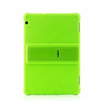 Silicon Case Voor huawei mediapad T5 AGS2-W09/L09/L03/W19 10.1 "Tablet stand cover voor huawei mediapad T5 10 Soft case groen