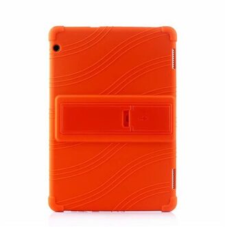 Silicon Case Voor huawei mediapad T5 AGS2-W09/L09/L03/W19 10.1 "Tablet stand cover voor huawei mediapad T5 10 Soft case oranje