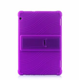 Silicon Case Voor huawei mediapad T5 AGS2-W09/L09/L03/W19 10.1 "Tablet stand cover voor huawei mediapad T5 10 Soft case paars