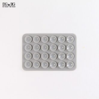 Silicon Rubber Sucker Cup Plastic Zuignap Non Slip Mat Mobiele Telefoon Houder Backed 3M Lijm Sucker Pad 1stk