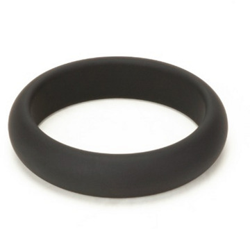 Silicone 50mm Ring - Zwart