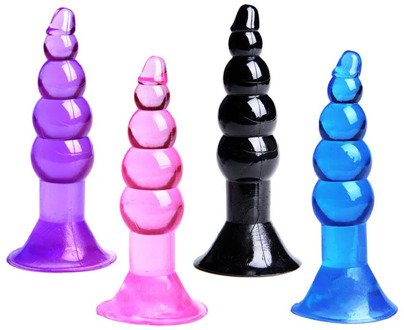 Silicone Anal Plug sex Toys for couples beginner Mini butt plug Beads Jelly Toys Skin Feeling Dildo Male Prostate Massager AC