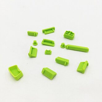 Silicone Anti Dust Plug Cover Stopper Laptop Stof Plug Laptop Usb Stof Plug Laptop Computer Accessoires groen