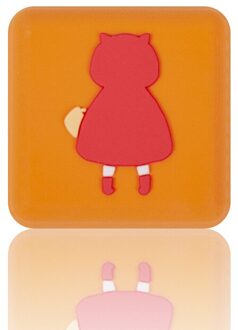 silicone anticollision pad cartoon mute thickened wall door handle anti-collision pad door safe insurance protection sticker leger groen