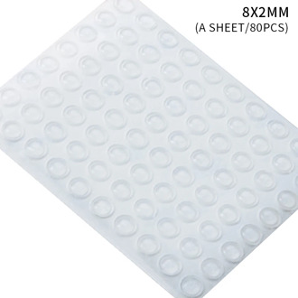 Silicone Anticollision Rubber Particles Self-adhesive Cupboard Cabinet Door Mute Sticker Anti - knock Furniture
