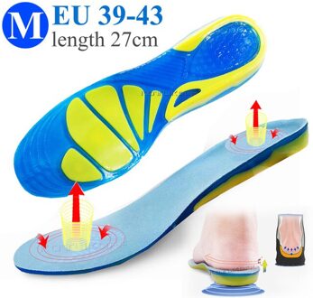 Silicone Antislip Gel Soft Sport Inlegzolen Masseren Binnenzool Orthopedische Voetverzorging Voor Voeten Schoenen Zool Schokabsorptie pads