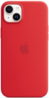 Silicone Backcover MagSafe voor de iPhone 14 Plus - Rood