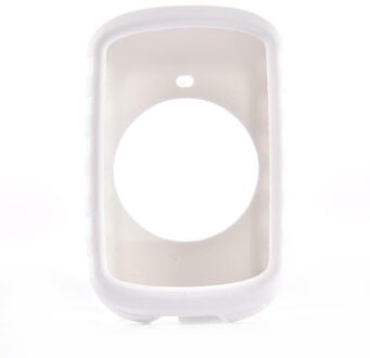 Silicone Bescherm Case Cover Skin voor Fietsen GPS Garmin Edge 530/830 Accessoires wit