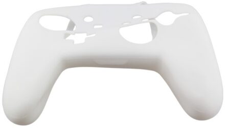 Silicone Beschermhoes Skin voor Nintendo Switch Pro Controller - Wit