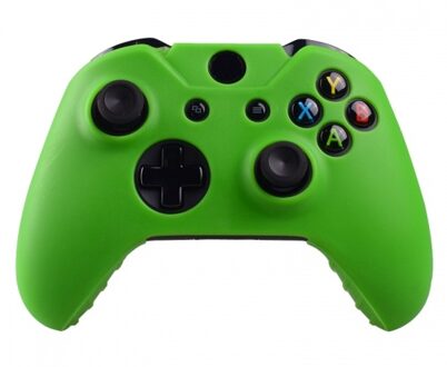Silicone Beschermhoes Skin voor Xbox One (S) Controller - Groen