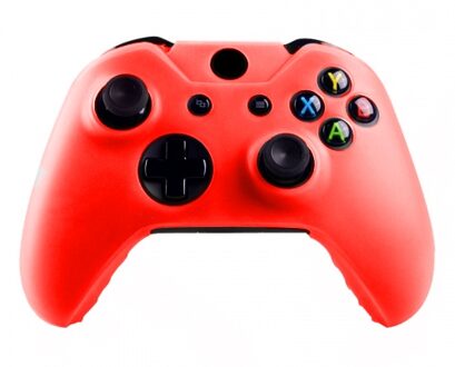 Silicone Beschermhoes Skin voor Xbox One (S) Controller - Rood