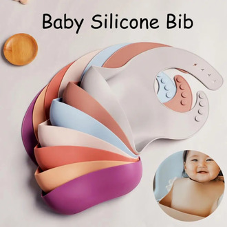 Silicone Bibs Newborn Feeding Plate Child Burp Cloth Bandana Bibs Infant Toddler Drooling Aprons Dinnerware Eating Set For baby