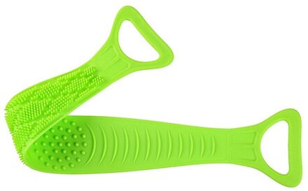 Silicone Borstels Bad Handdoeken Wrijven Terug Modder Peeling Body Massage Douche Magic Borstel Flexibele Scrubber Huid Reinigen groen