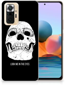 Silicone Case Xiaomi Redmi Note 10 Pro Telefoonhoesje Skull Eyes