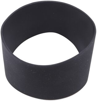 Silicone Cup Mouwen Warmte Isolatie Fles Mouwen Antislip Mok Mouw Glazen Fles Cover Voor Mokken Keramische Koffie Kopjes wraps zwart