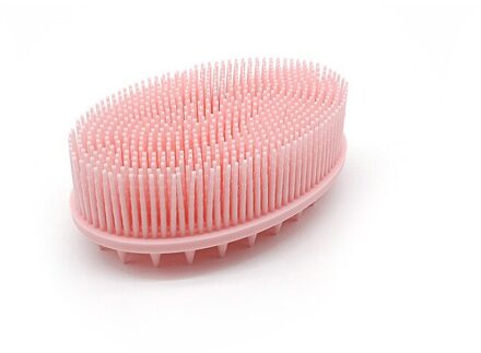 Silicone Dubbelzijdig Borstel Hoofdhuid Body Massage Bevordert Bloedsomloop Professionele Shampoo Douche Massage Borstel 02