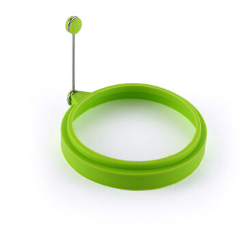 Silicone Ei Pannenkoek Mold Omelet Ring Ei Shaper Mould Koekenpan Oven Koken Ontbijt Accessoires Keuken Gereedschap groen