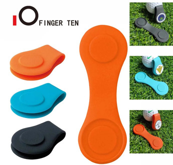 Silicone Golf Hat Clip Ball Marker Holder Magnetic accessories Attach to Pocket Edge Belt Clothes Golfer Gift Drop Shipping