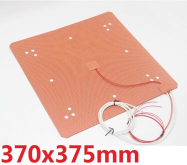 Silicone Heater 120V 370Mm X 375Mm 1000W Voor Ender 5 Plus 3D Printer Verwarmd Bed 220v 1000w