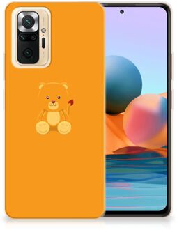 Silicone Hoesje Xiaomi Redmi Note 10 Pro GSM Hoesje Baby Beer