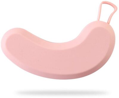 Silicone Ice Cube Mold Banaan Vormige Met Deksel Ice Tray Mold Pudding Mould Party Bar Koud Gereedschap Keuken Gadget Roze