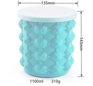 Silicone Ice Maker Fast Cold Ice Bucket Portable Bucket Wine Ice Cooler Beer Cabinet Space Saving Whiskey Freeze Kitchen Tools groot