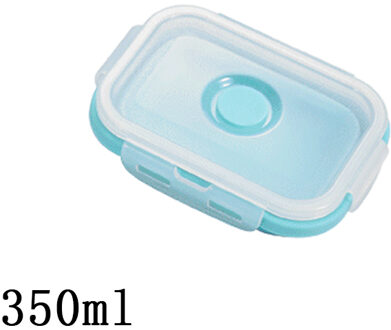 Silicone Inklapbare Magnetron Bento Lunchbox Draagbare Gezonde Materiaal Lunchbox Voedsel Opslag Container Foodbox 1 Pc/3 Pc G224616A 1000ml