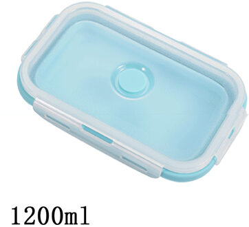 Silicone Inklapbare Magnetron Bento Lunchbox Draagbare Gezonde Materiaal Lunchbox Voedsel Opslag Container Foodbox 1 Pc/3 Pc G224622A
